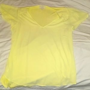 Loft Outlet Women's blouse size Medium yellow